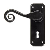From The Anvil - Black Monkeytail Lever Lock Set | Sku. 33279 | Trade Door Handles.