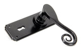 From The Anvil - Black Monkeytail Lever Lock Set | Sku. 33279 | Trade Door Handles.