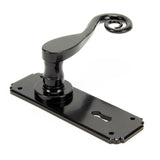 From The Anvil - Black Monkeytail Lever Lock Set | Sku. 33279 | Trade Door Handles.