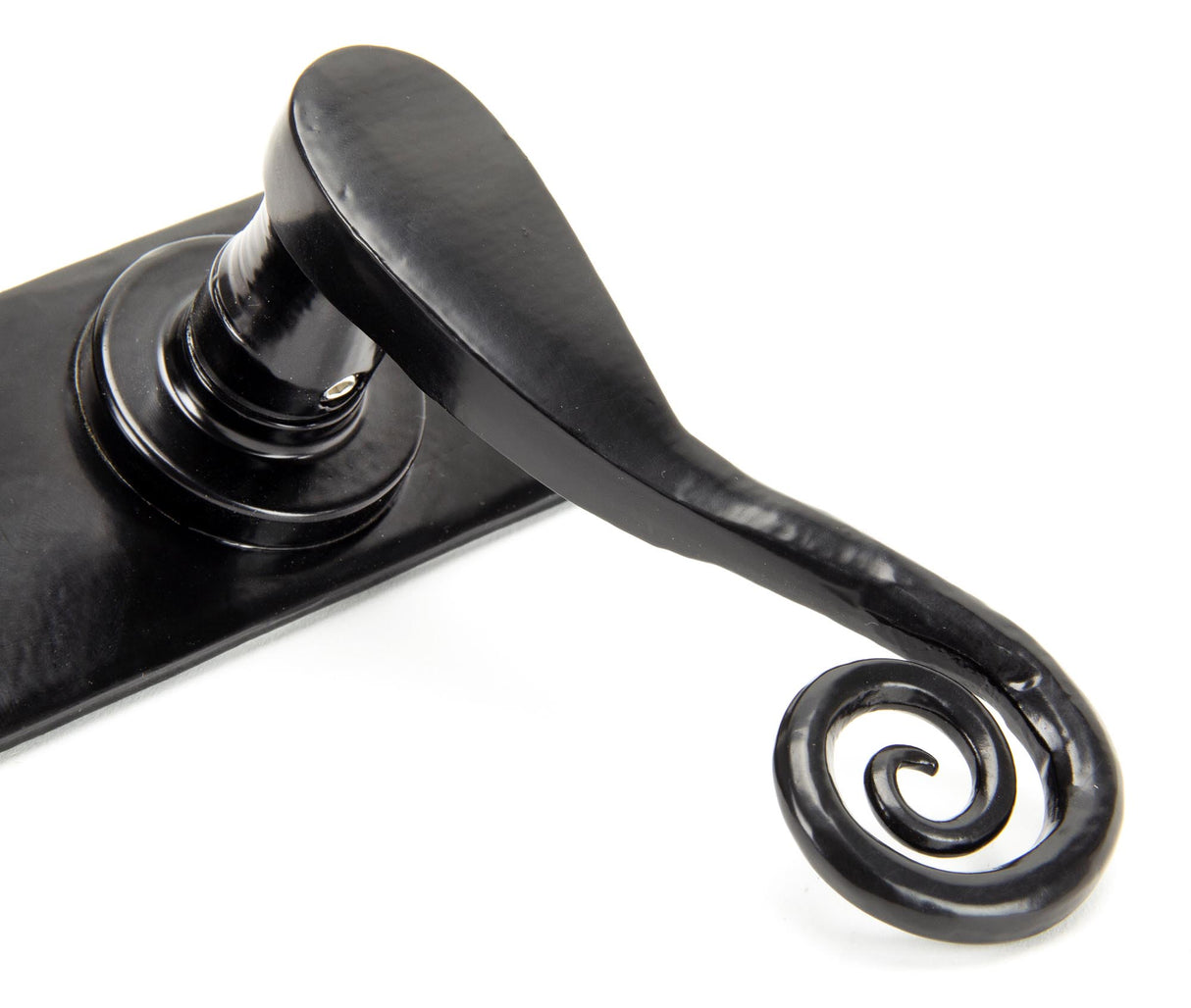 From The Anvil - Black Monkeytail Lever Lock Set | Sku. 33279 | Trade Door Handles.