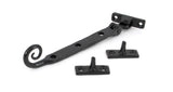 From The Anvil - Black 8" Handmade Monkeytail Stay | Sku. 33281 | Trade Door Handles.