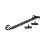 From The Anvil - Black 10" Handmade Monkeytail Stay | Sku. 33282 | Trade Door Handles.