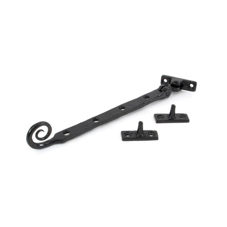 From The Anvil - Black 10" Handmade Monkeytail Stay | Sku. 33282 | Trade Door Handles.