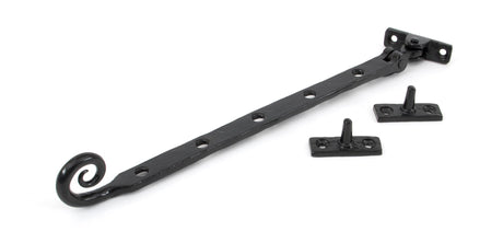 From The Anvil - Black 12" Handmade Monkeytail Stay | Sku. 33283 | Trade Door Handles.