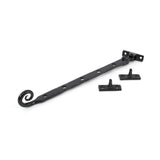 From The Anvil - Black 12" Handmade Monkeytail Stay | Sku. 33283 | Trade Door Handles.