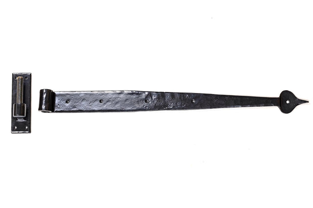 From The Anvil - Black 24" Hook & Band Hinge (pair) | Sku. 33286 | Trade Door Handles.