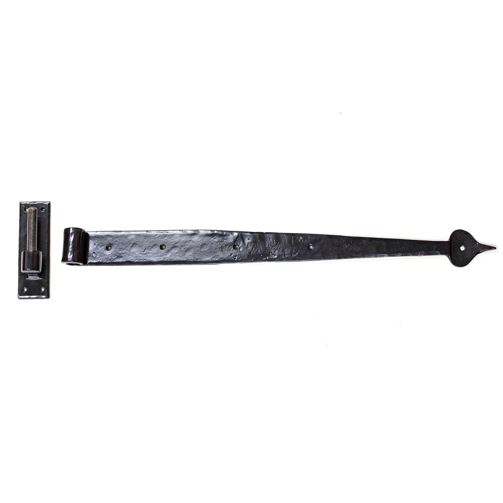From The Anvil - Black 24" Hook & Band Hinge (pair) | Sku. 33286 | Trade Door Handles.
