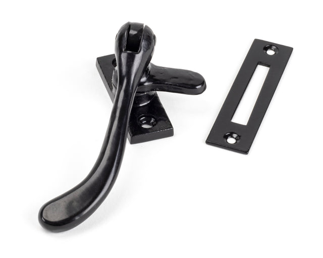 From The Anvil - Black Handmade Peardrop Fastener | Sku. 33290 | Trade Door Handles.
