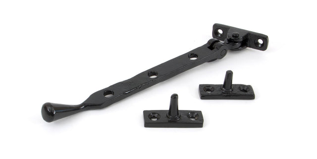 From The Anvil - Black 8" Handmade Peardrop Stay | Sku. 33291 | Trade Door Handles.