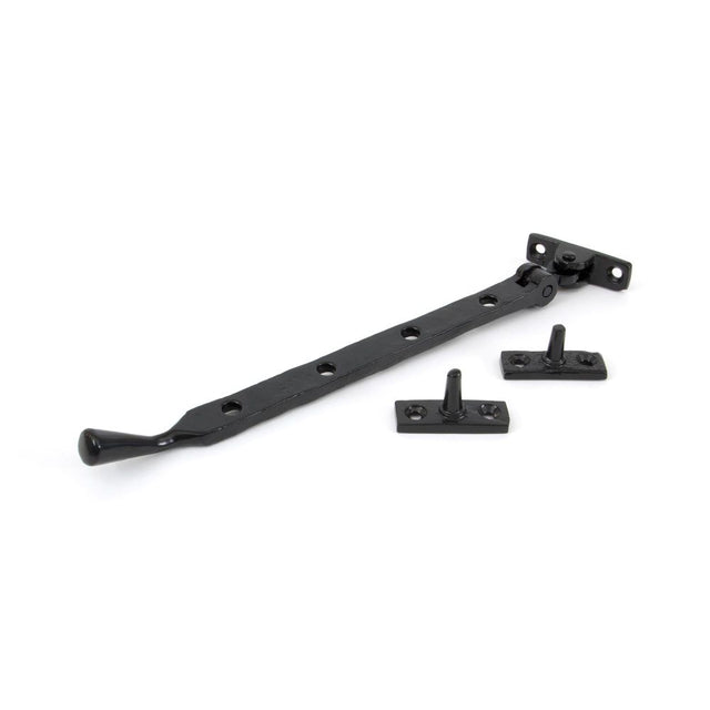 From The Anvil - Black 10" Handmade Peardrop Stay | Sku. 33292 | Trade Door Handles.