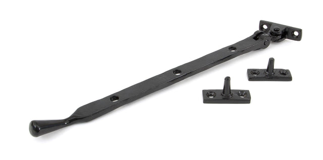 From The Anvil - Black 12" Handmade Peardrop Stay | Sku. 33293 | Trade Door Handles.