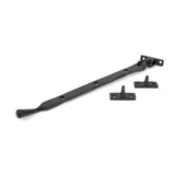 From The Anvil - Black 12" Handmade Peardrop Stay | Sku. 33293 | Trade Door Handles.
