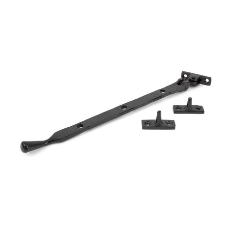 From The Anvil - Black 12" Handmade Peardrop Stay | Sku. 33293 | Trade Door Handles.