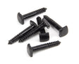 From The Anvil - Black Lagg Bolt for Cottage Latch (6) | Sku. 33294B | Trade Door Handles.