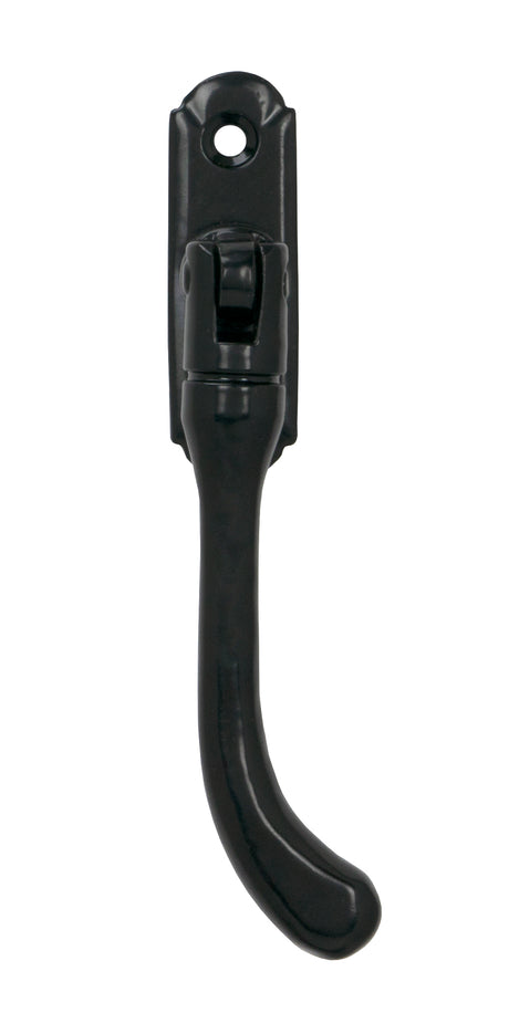 From The Anvil - Black Locking Peardrop Espag - RH | Sku. 33298 | Trade Door Handles.