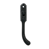 From The Anvil - Black Locking Peardrop Espag - RH | Sku. 33298 | Trade Door Handles.