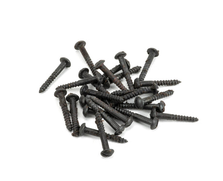 From The Anvil - Beeswax 4 x 3/4'' Round Head Screws (25) | Sku. 33301 | Trade Door Handles.