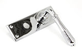 From The Anvil - Polished Chrome Reeded Lever Bathroom Set | Sku. 33308 | Trade Door Handles.