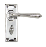 From The Anvil - Polished Chrome Reeded Lever Bathroom Set | Sku. 33308 | Trade Door Handles.