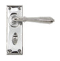 From The Anvil - Polished Chrome Reeded Lever Bathroom Set | Sku. 33308 | Trade Door Handles.