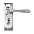 From The Anvil - Polished Chrome Reeded Lever Bathroom Set | Sku. 33308 | Trade Door Handles.