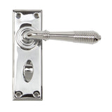 From The Anvil - Polished Chrome Reeded Lever Bathroom Set | Sku. 33308 | Trade Door Handles.