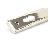 From The Anvil - Polished Nickel Reeded Slimline Lever Espag. Lock Set | Sku. 33316 | Trade Door Handles.