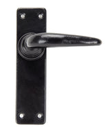 From The Anvil - Black Smooth Lever Latch Set | Sku. 33317 | Trade Door Handles.