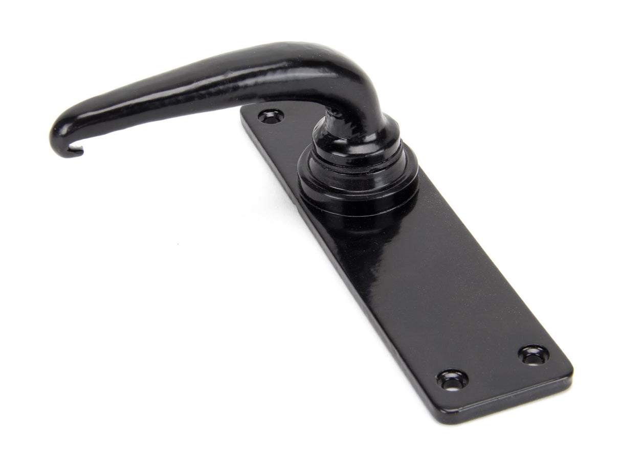 From The Anvil - Black Smooth Lever Latch Set | Sku. 33317 | Trade Door Handles.