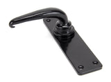 From The Anvil - Black Smooth Lever Latch Set | Sku. 33317 | Trade Door Handles.