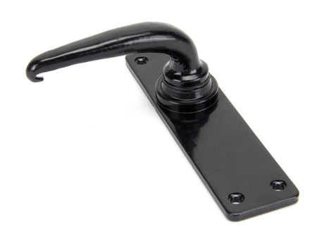 From The Anvil - Black Smooth Lever Latch Set | Sku. 33317 | Trade Door Handles.