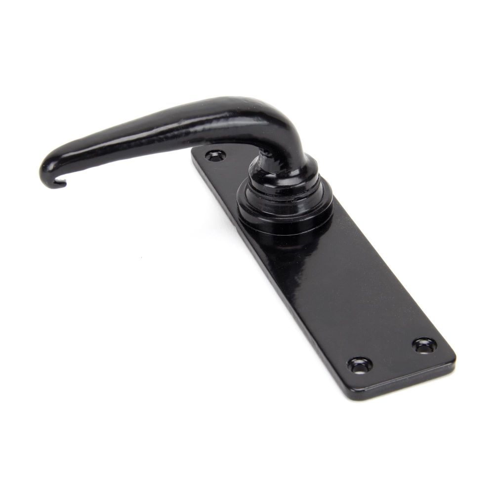 From The Anvil - Black Smooth Lever Latch Set | Sku. 33317 | Trade Door Handles.