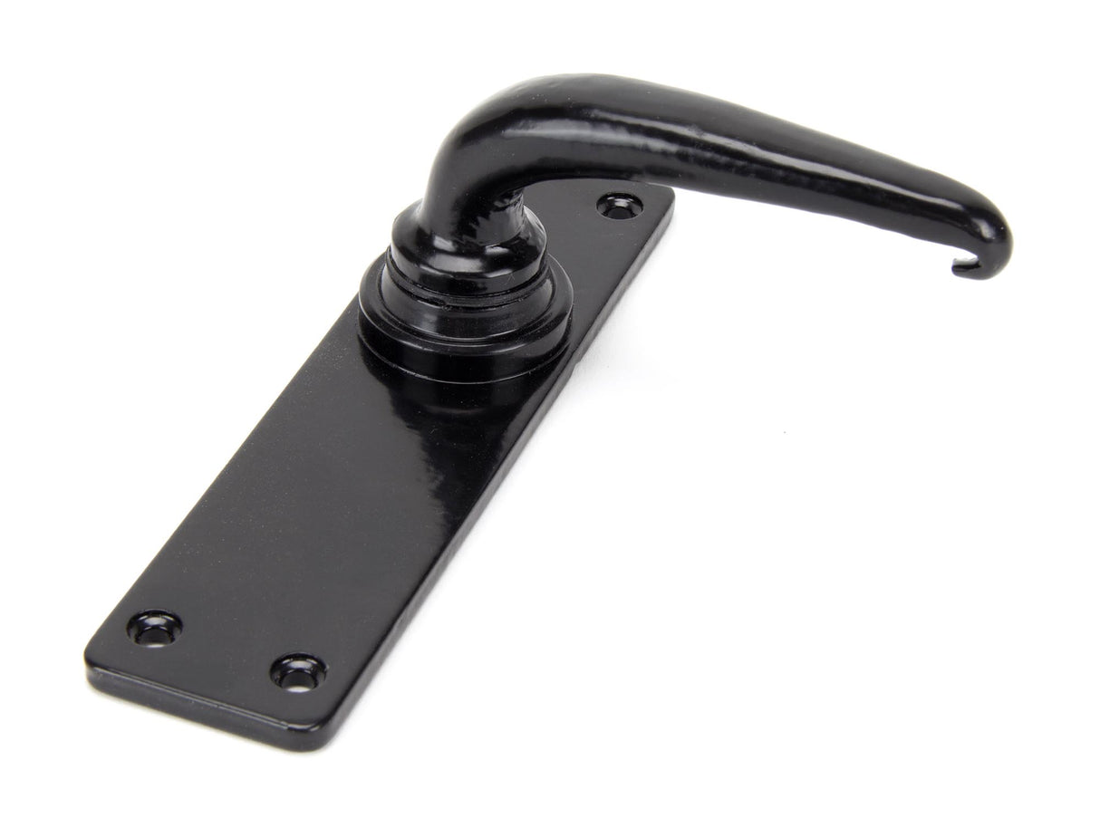 From The Anvil - Black Smooth Lever Latch Set | Sku. 33317 | Trade Door Handles.