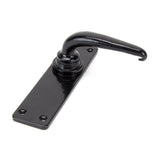 From The Anvil - Black Smooth Lever Latch Set | Sku. 33317 | Trade Door Handles.
