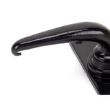 From The Anvil - Black Smooth Lever Latch Set | Sku. 33317 | Trade Door Handles.