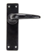 From The Anvil - Black Smooth Lever Latch Set | Sku. 33317 | Trade Door Handles.