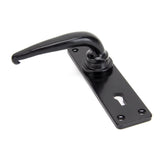 From The Anvil - Black Smooth Lever Lock Set | Sku. 33320 | Trade Door Handles.
