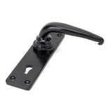 From The Anvil - Black Smooth Lever Lock Set | Sku. 33320 | Trade Door Handles.
