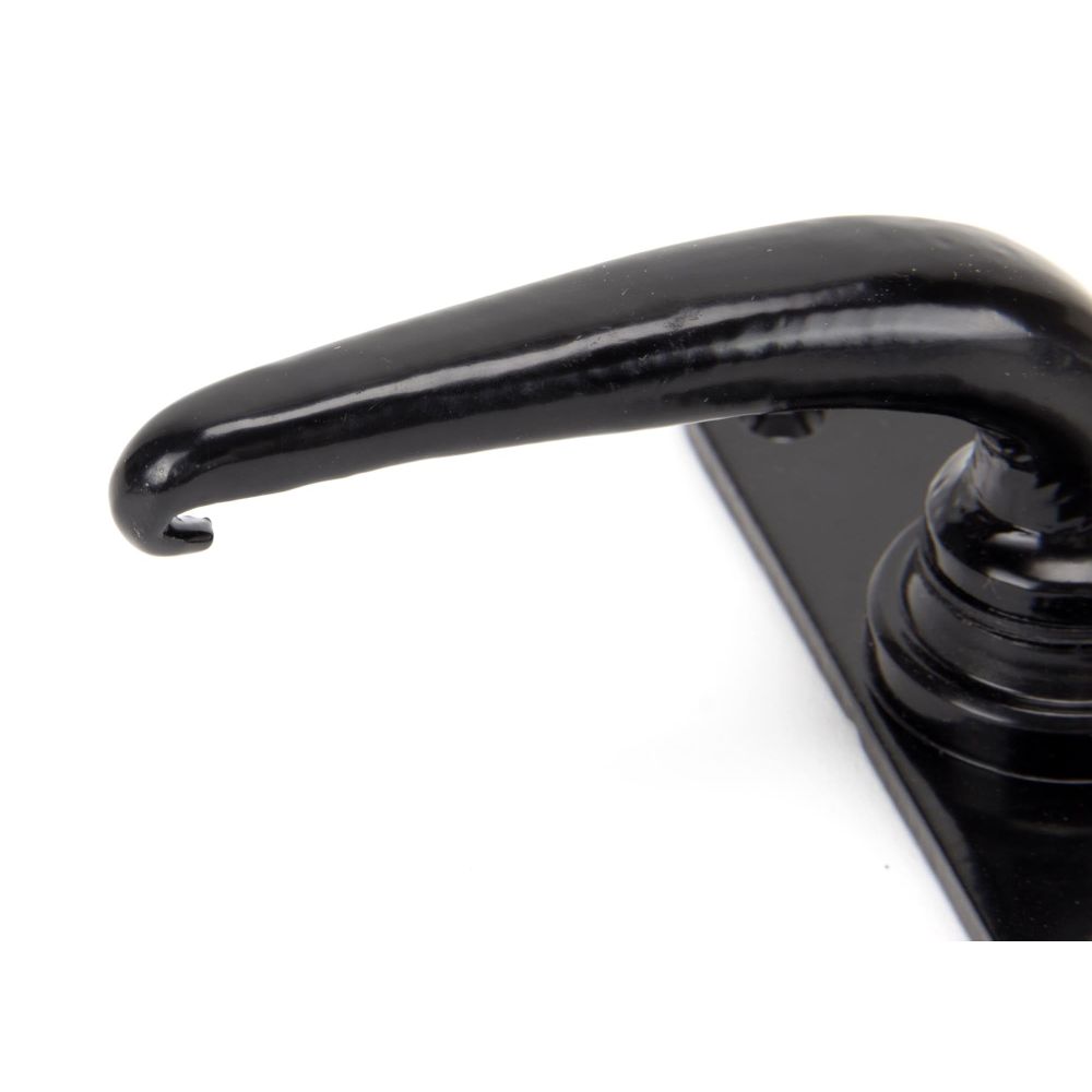 From The Anvil - Black Smooth Lever Lock Set | Sku. 33320 | Trade Door Handles.