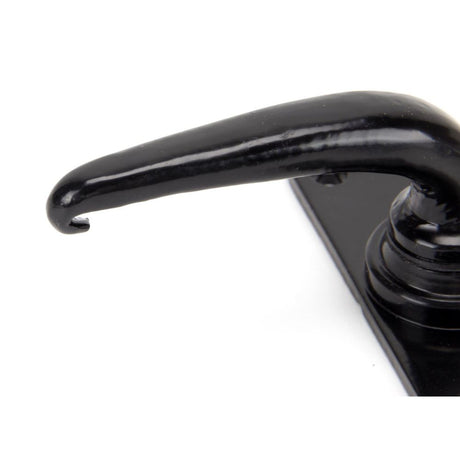 From The Anvil - Black Smooth Lever Lock Set | Sku. 33320 | Trade Door Handles.