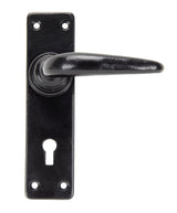 From The Anvil - Black Smooth Lever Lock Set | Sku. 33320 | Trade Door Handles.