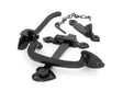 From The Anvil - Black Cast Thumblatch Set with Chain | Sku. 33321 | Trade Door Handles.