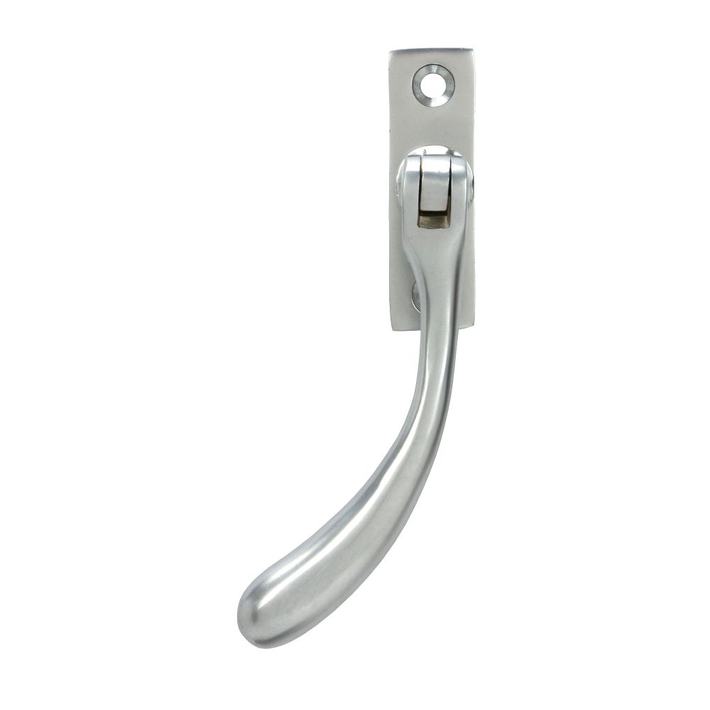 From The Anvil - Satin Chrome Slim Peardrop Espag - LH | Sku. 33328 | Trade Door Handles.