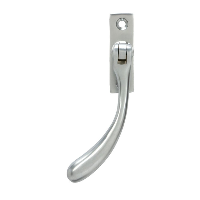 From The Anvil - Satin Chrome Slim Peardrop Espag - LH | Sku. 33328 | Trade Door Handles.