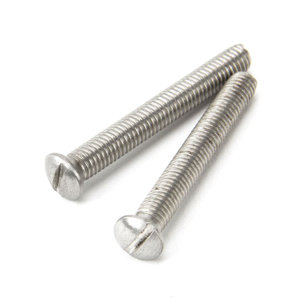 From The Anvil - Satin Chrome Slim Peardrop Espag - RH | Sku. 33329 | Trade Door Handles.