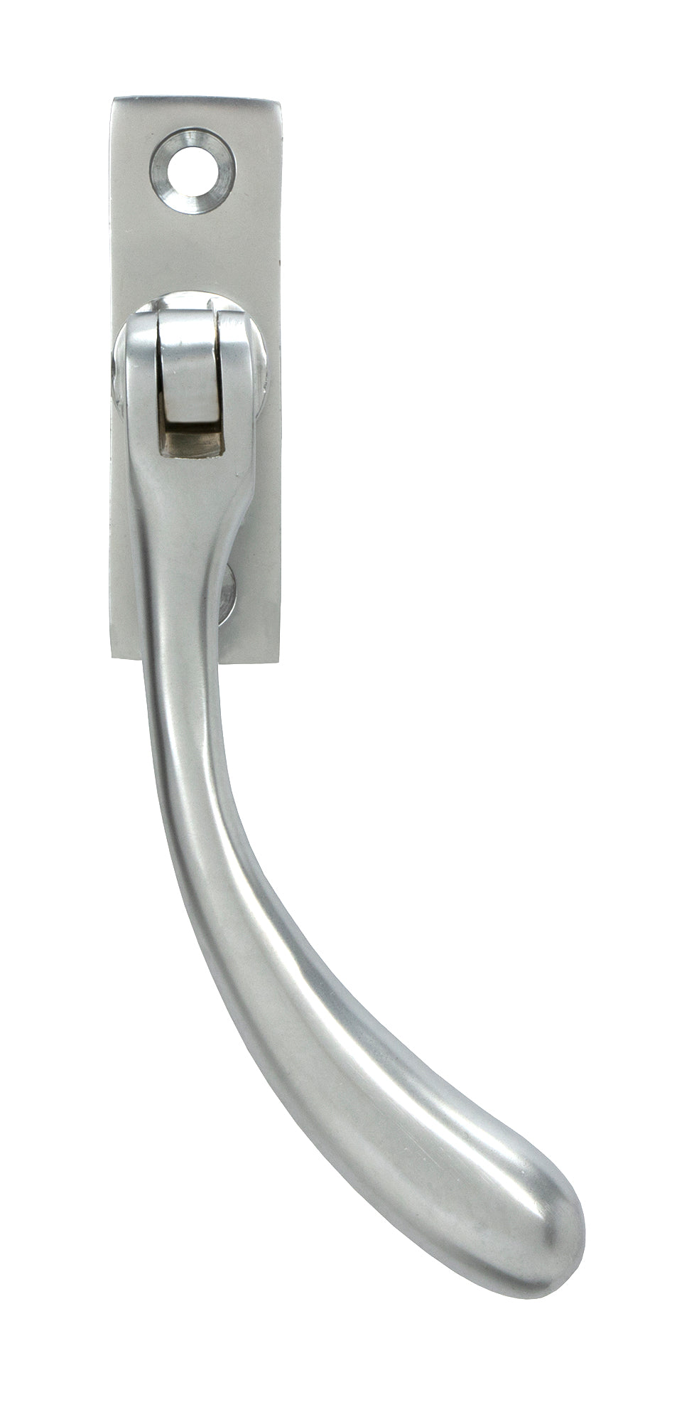 From The Anvil - Satin Chrome Slim Peardrop Espag - RH | Sku. 33329 | Trade Door Handles.