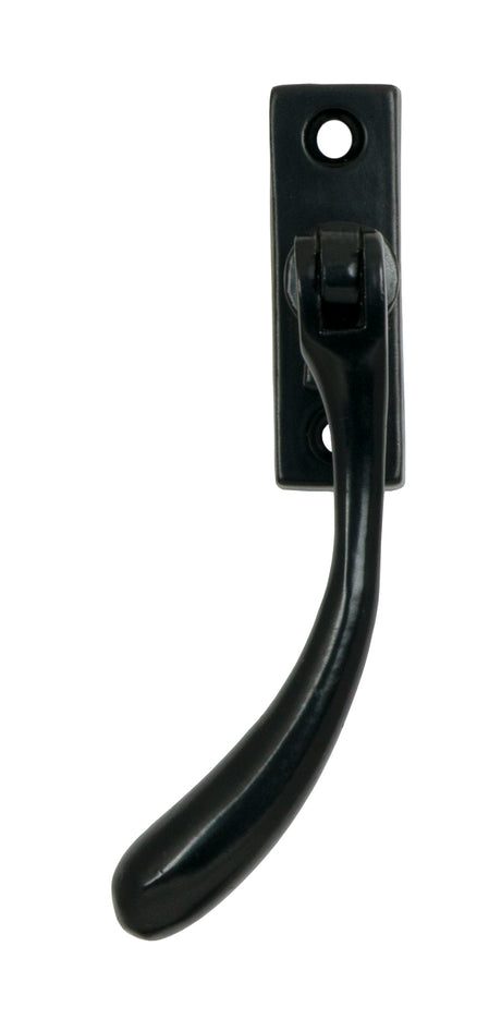 From The Anvil - Black Slim Peardrop Espag - LH | Sku. 33331 | Trade Door Handles.