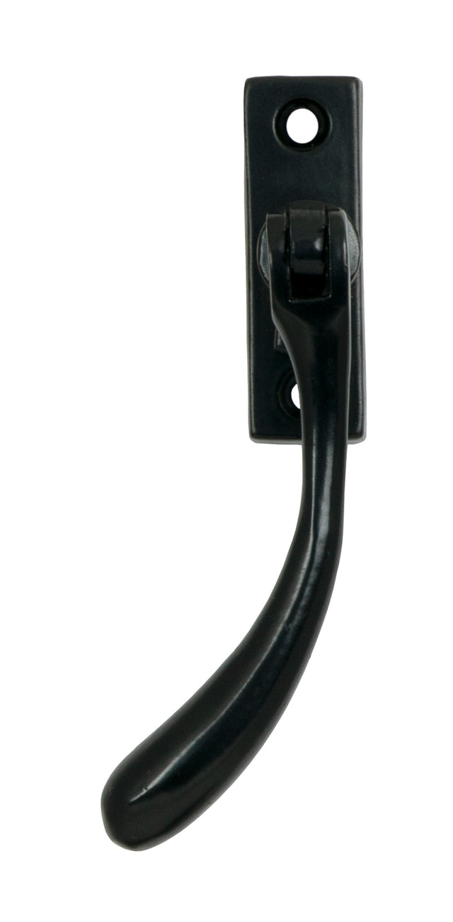 From The Anvil - Black Slim Peardrop Espag - LH | Sku. 33331 | Trade Door Handles.