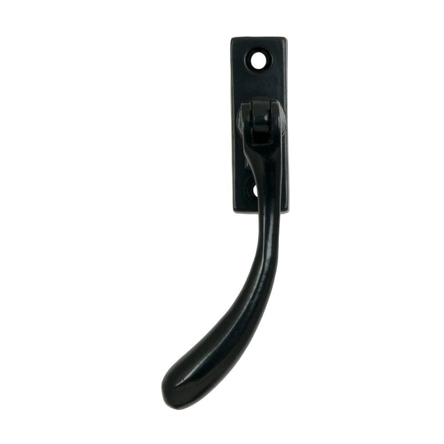 From The Anvil - Black Slim Peardrop Espag - LH | Sku. 33331 | Trade Door Handles.