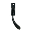 From The Anvil - Black Slim Peardrop Espag - RH | Sku. 33332 | Trade Door Handles.